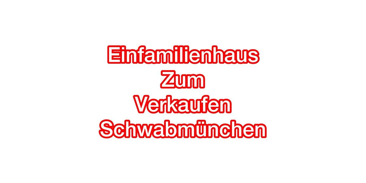 Einfamilienhaus Schwabmünchen - 4 Zimmer, 86 m&sup2;, 520.000&euro; | Angebot:24815880