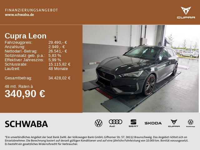 Cupra Leon 28.300 km 29.490 € Gersthofen 86368