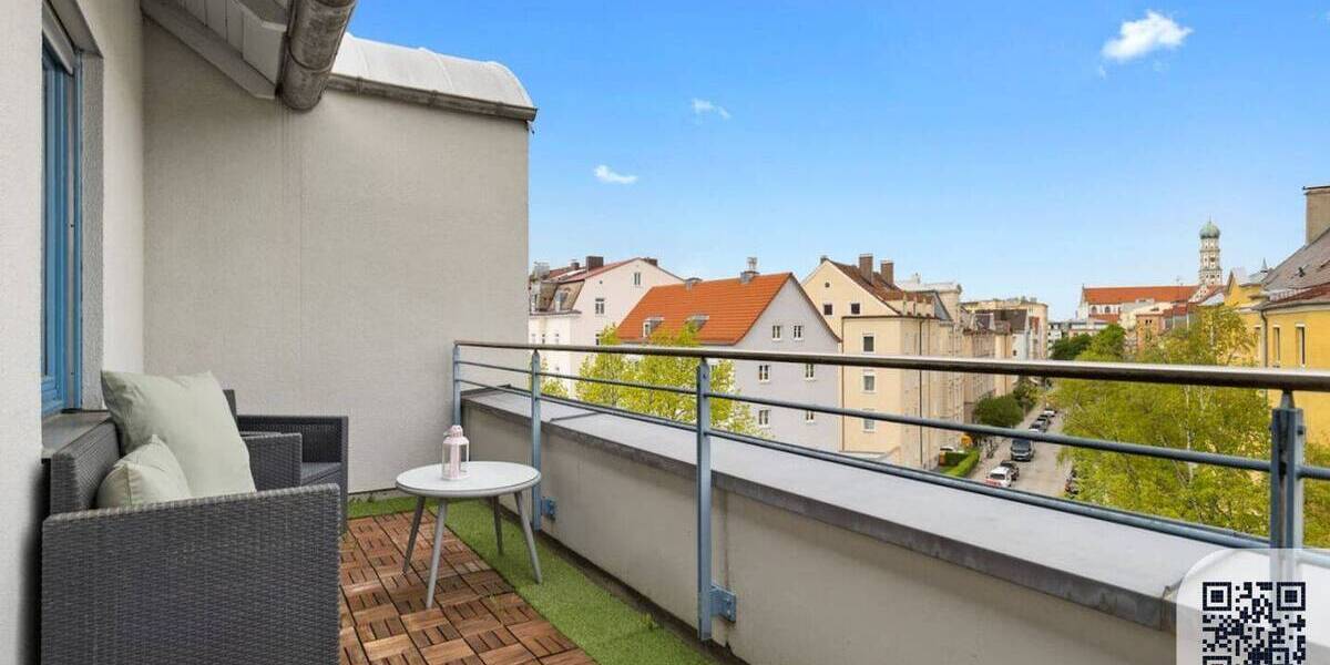 Etagenwohnung Augsburg Innenstadt - 4 Zimmer, 5.593&euro; | Angebot:26424333