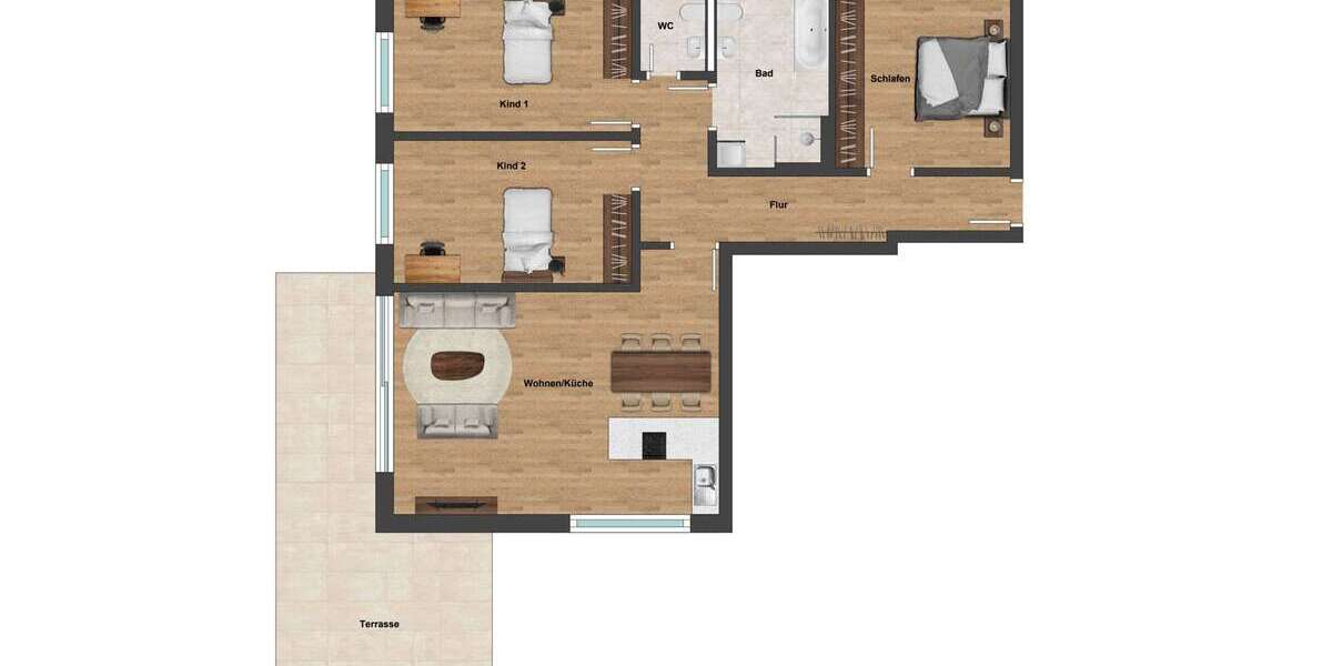 Etagenwohnung Augsburg Innenstadt - 4 Zimmer, 122 m&sup2;, 999.000&euro; | Angebot:22324929