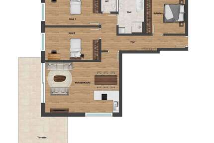 Wohnung Augsburg Innenstadt - 4 Zimmer, 122 m&sup2;, 999.000&euro; | Angebot:22324929