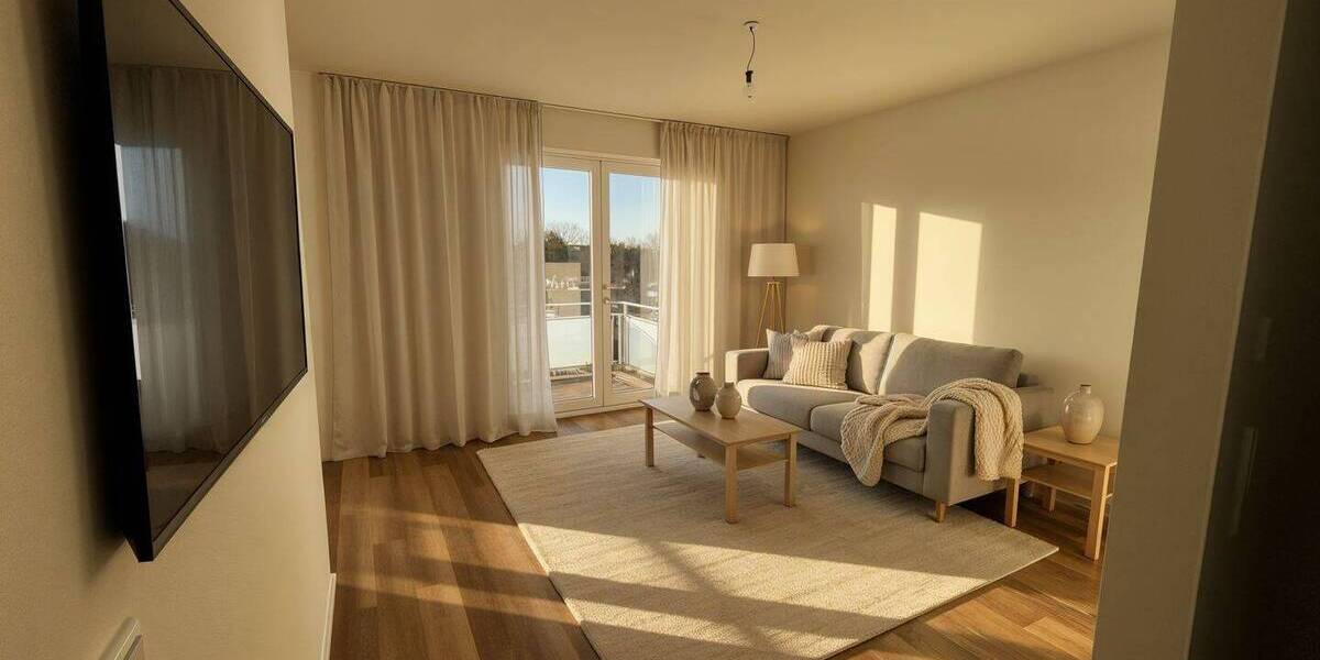 Etagenwohnung Augsburg Herrenbach - 2 Zimmer, 70 m&sup2;, 425.000&euro; | Angebot:26836188