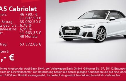 Audi A5 4.854 km 48.390 € Gersthofen 86368