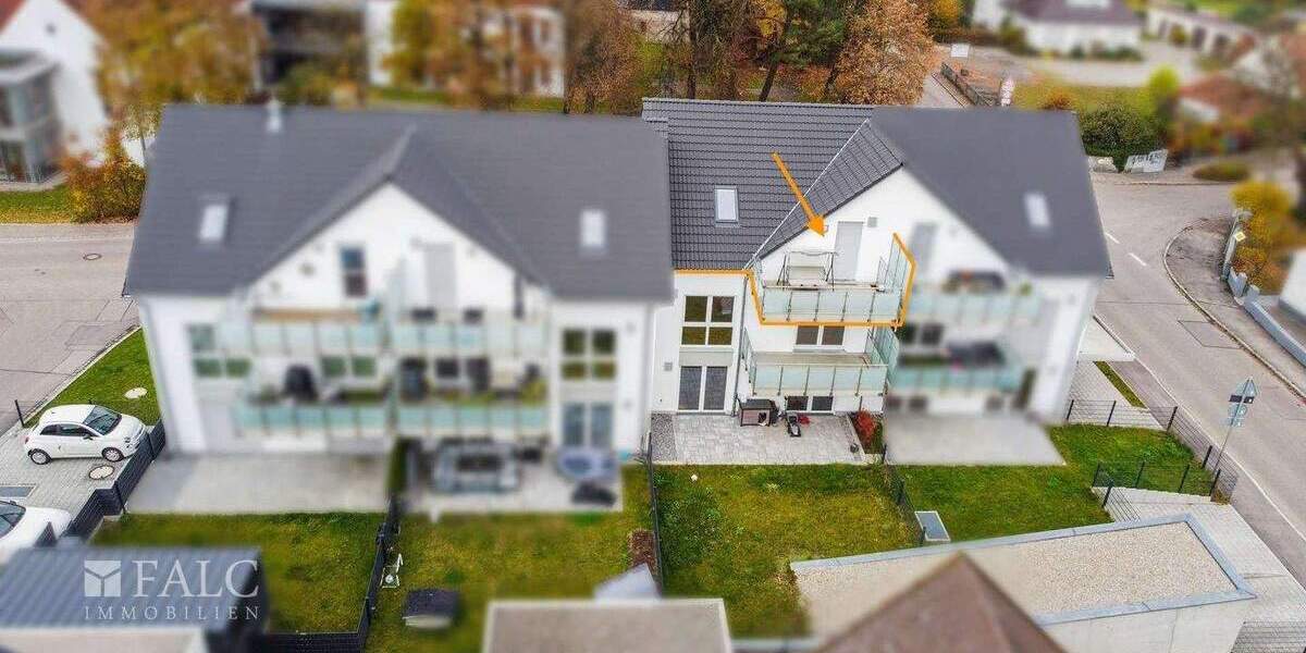 Etagenwohnung Aindling - 2 Zimmer, 53 m&sup2;, 299.900&euro; | Angebot:24485515