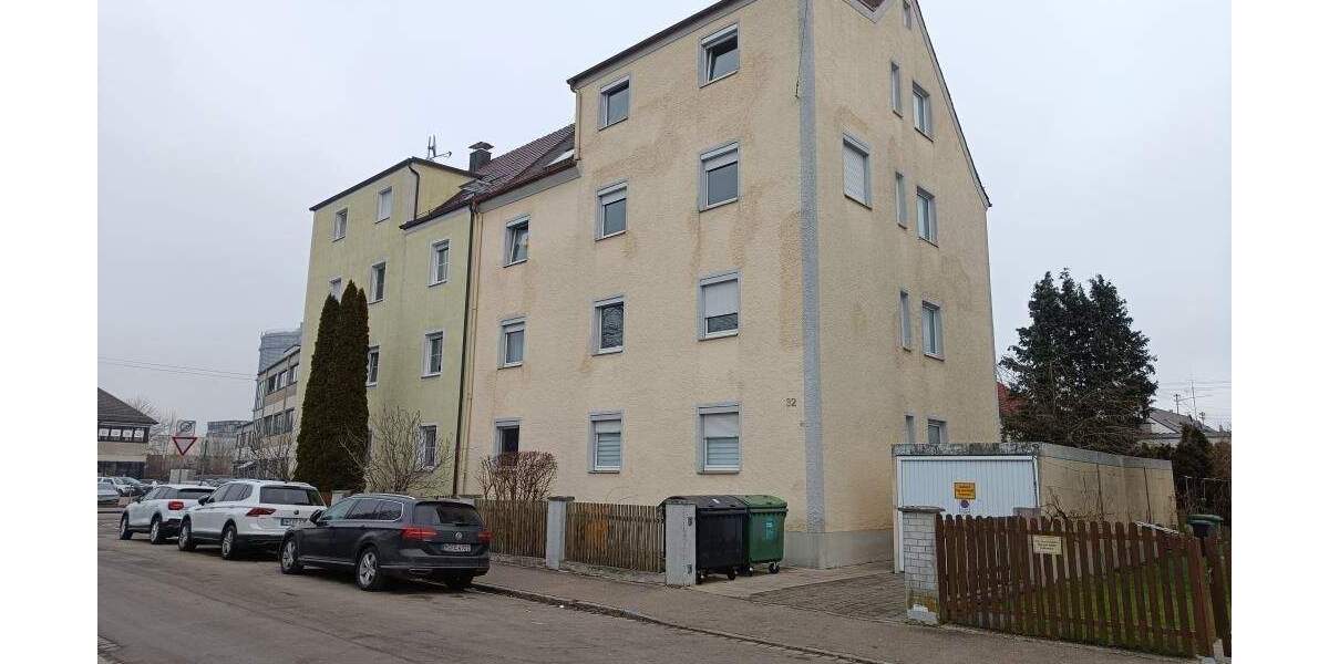 Etagenwohnung Augsburg Kriegshaber - 4 Zimmer, 101 m&sup2;, 275.000&euro; | Angebot:25898640