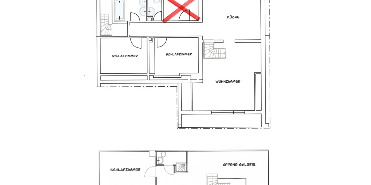 Etagenwohnung Neusäß - 4 Zimmer, 105 m&sup2;, 1.750&euro; | Angebot:25879207