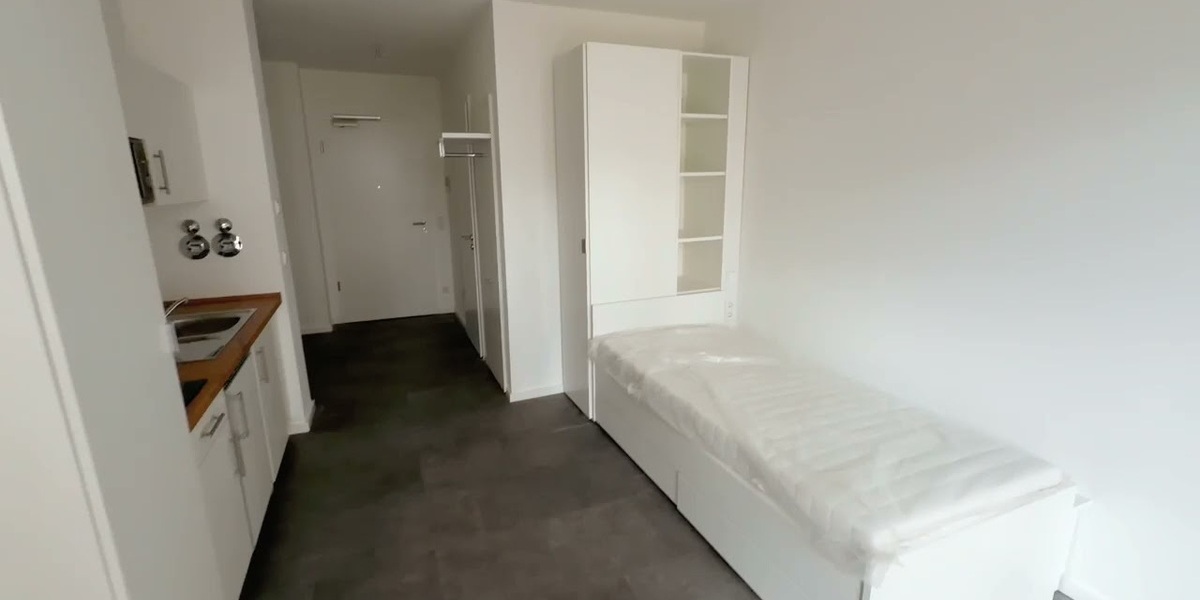 Erdgeschoßwohnung Augsburg Bärenkeller - 1 Zimmer, 25 m&sup2;, 590&euro; | Angebot:24307961