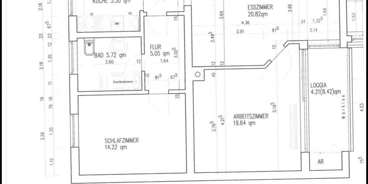 Etagenwohnung Augsburg Göggingen - 5 Zimmer, 167 m&sup2;, 790.000&euro; | Angebot:26918082