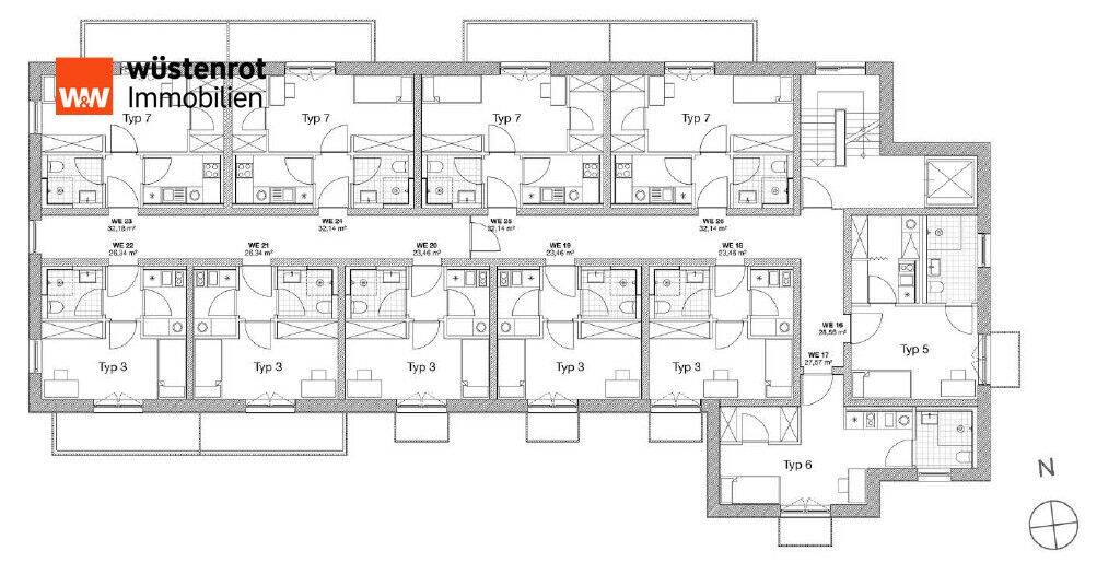 Etagenwohnung Gersthofen - 2 Zimmer, 49 m&sup2;, 343.044&euro; | Angebot:26908937