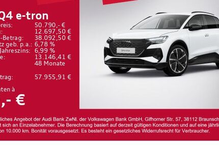 Audi Q4 e-tron 5.441 km 50.790 &euro; Gersthofen 86368