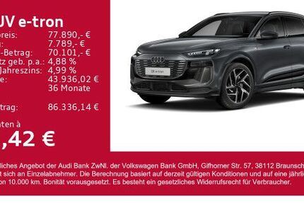 Audi Q6 e-tron 7.000 km 77.890 &euro; Gersthofen 86368
