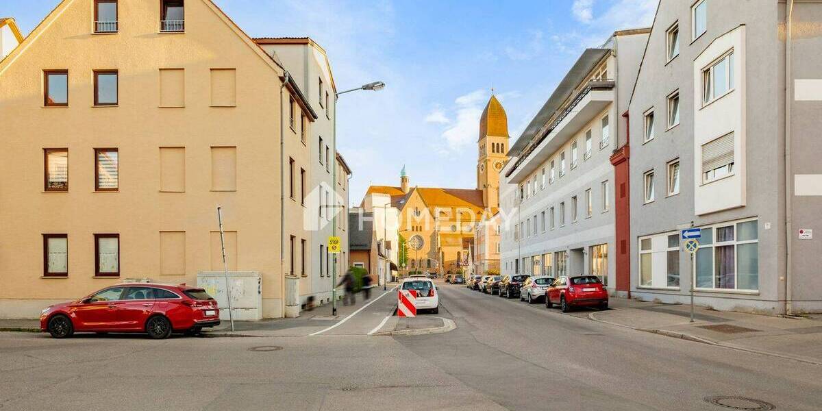 Etagenwohnung Augsburg Pfersee - 2 Zimmer, 58 m&sup2;, 259.000&euro; | Angebot:26584387