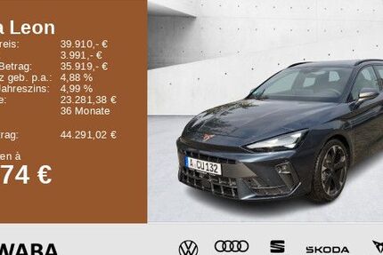 Cupra Leon 5.512 km 37.610 &euro; Gersthofen 86368