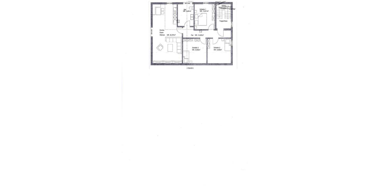 Dachgeschoßwohnung Diedorf - 4 Zimmer, 93 m&sup2;, 1.050&euro; | Angebot:26365008