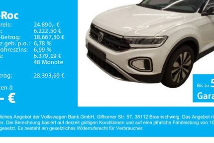 VW T-Roc 9.472 km 24.890 € Gersthofen 86368