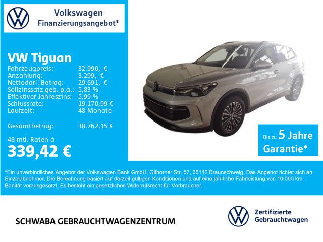 VW Tiguan 16.400 km 32.990 € Gersthofen 86368