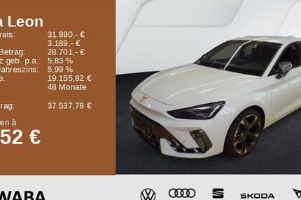 Cupra Leon 9.800 km 31.460 € Gersthofen 86368