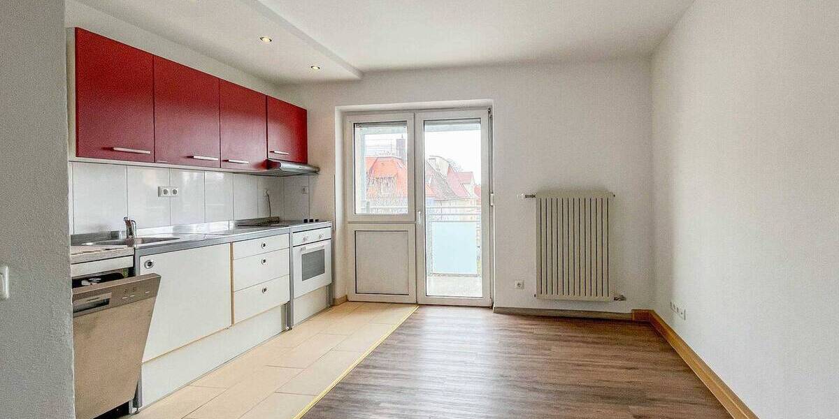 Etagenwohnung Augsburg Oberhausen - 2 Zimmer, 51 m&sup2;, 200.000&euro; | Angebot:26028380