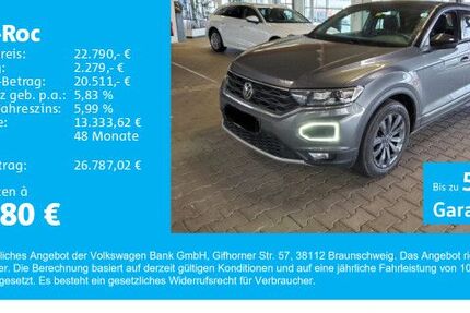 VW T-Roc 28.700 km 22.790 € Gersthofen 86368