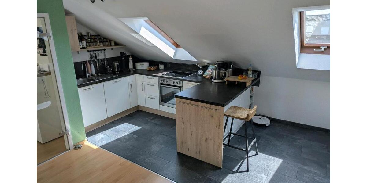 Dachgeschoßwohnung Augsburg Haunstetten-Siebenbrunn - 2 Zimmer, 66 m&sup2;, 271.000&euro; | Angebot:26888071