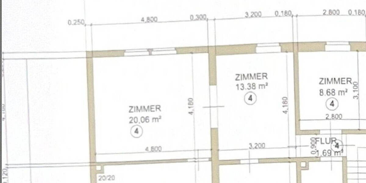 Etagenwohnung Augsburg Oberhausen - 4 Zimmer, 75 m&sup2;, 244.000&euro; | Angebot:26155809