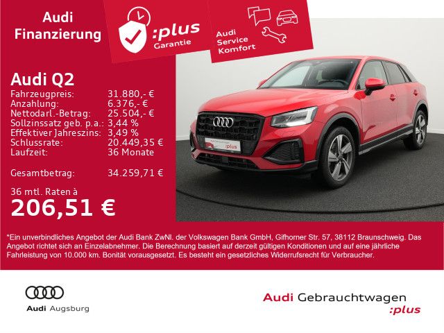 Audi Q2 10.200 km 31.880 € Gersthofen 86368