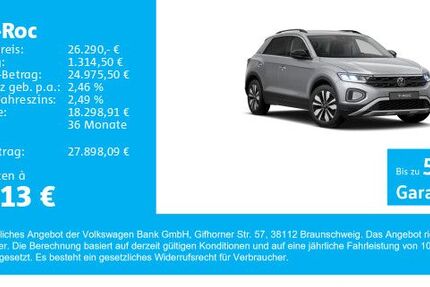 VW T-Roc 10.506 km 26.290 &euro; Gersthofen 86368