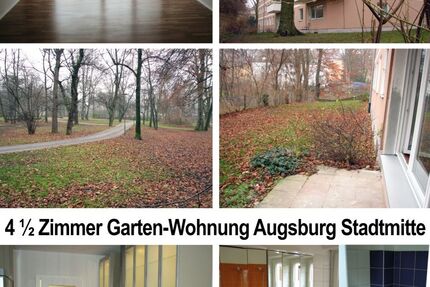 Provisionsfrei* Direkt vom Eigentümer: Sonnige elegante 106 qm Garten Stadtwohnung Augsburg Innenstadt, saniert (Kapitalanleger, München Pendler, Praxis) - Wohnung Augsburg Innenstadt | Angebot:26599564
