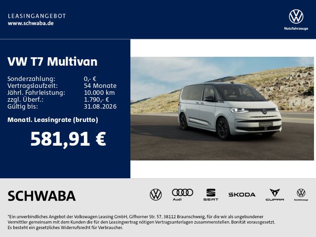 VW T7 Multivan 1.050 km 64.490 &euro; Augsburg 86165