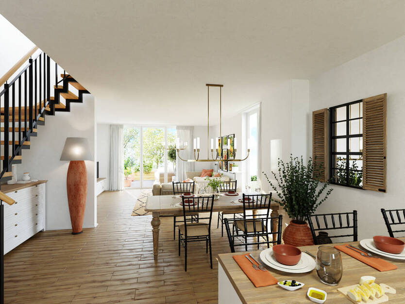 KfW55 | Wo Ihre Familie wachsen darf - modernes Neubau-Reihenendhaus mit Herz mit 122 m² Wohnfläche