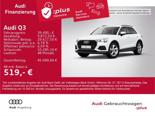Audi Q3 7.200 km 39.490 € Gersthofen 86368