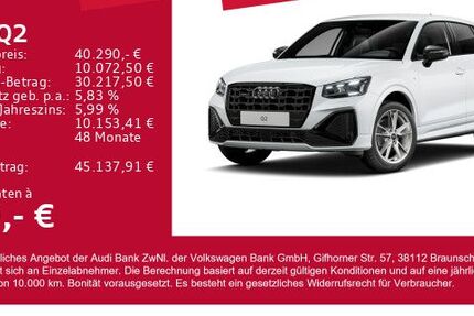 Audi Q2 6.900 km 39.790 &euro; Gersthofen 86368