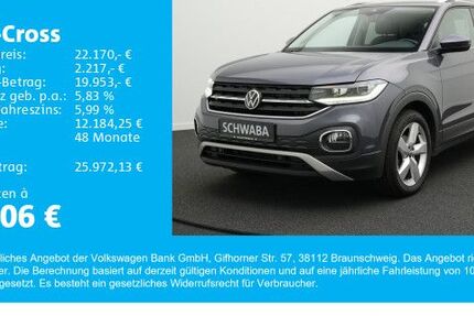 VW T-Cross 55.800 km 22.170 € Gersthofen 86368