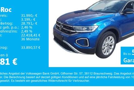 VW T-Roc 4.100 km 31.990 € Gersthofen 86368
