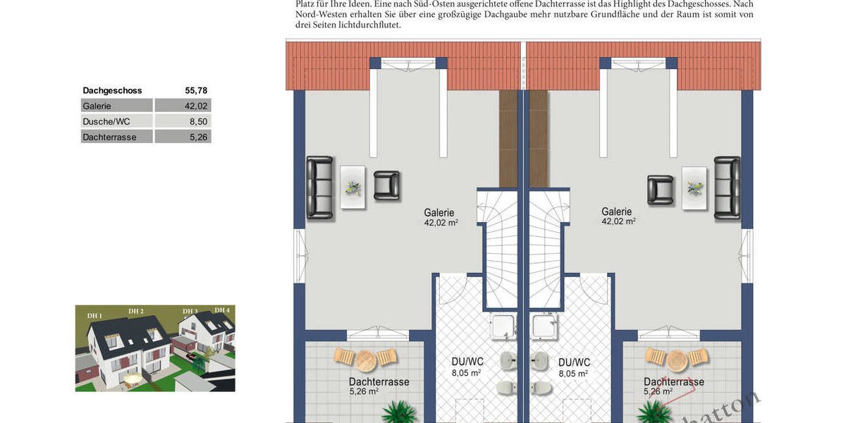 Doppelhaushälfte Aystetten - 6 Zimmer, 180 m&sup2;, 850.000&euro; | Angebot:26683233
