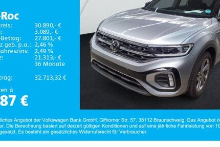 VW T-Roc 18.560 km 30.890 € Gersthofen 86368