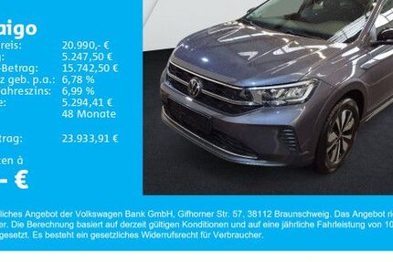 VW Taigo 7.200 km 20.990 € Gersthofen 86368