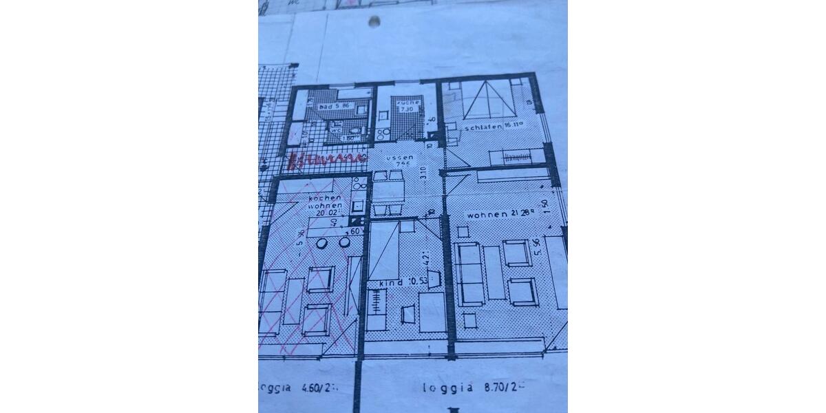 Etagenwohnung Augsburg Hochzoll - 3.5 Zimmer, 80 m&sup2;, 315.000&euro; | Angebot:27126708