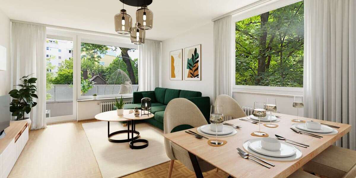 Etagenwohnung Augsburg Innenstadt - 2 Zimmer, 65 m&sup2;, 975&euro; | Angebot:25970361