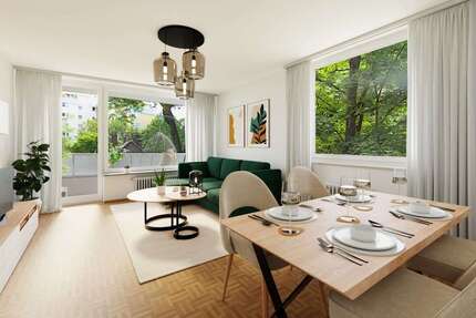 Wohnung Augsburg Innenstadt - 2 Zimmer, 65 m&sup2;, 975&euro; | Angebot:25970361
