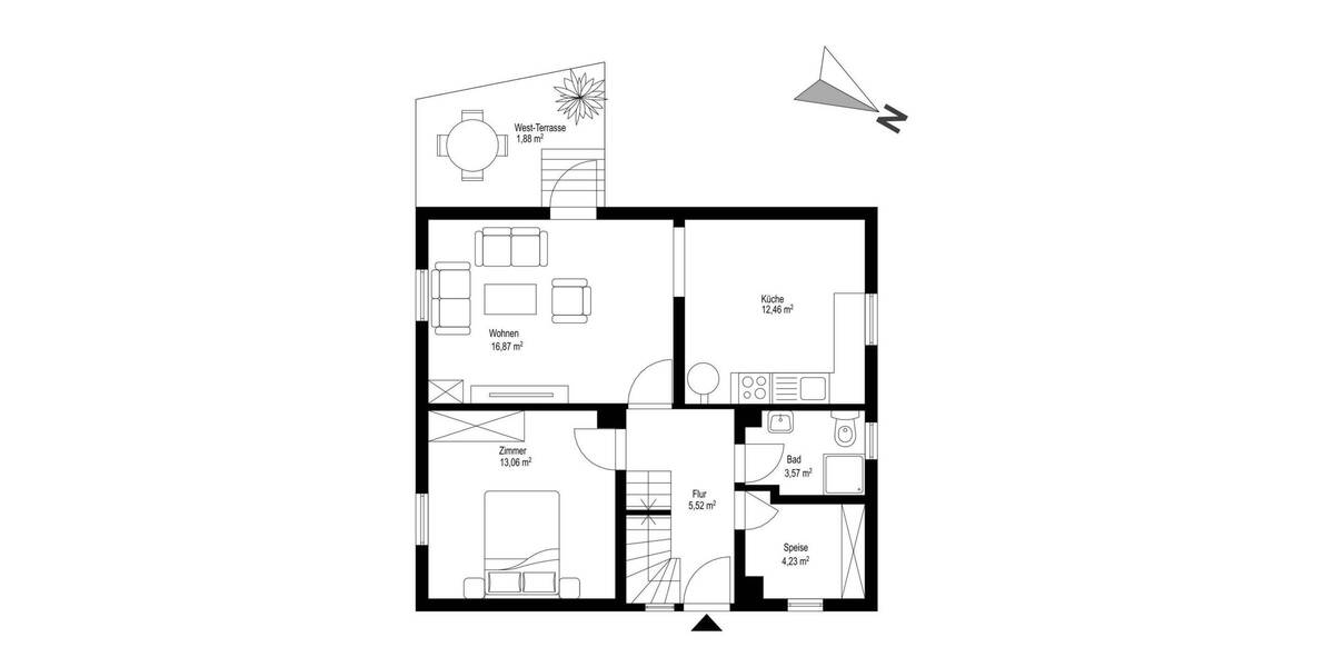 Einfamilienhaus Gessertshausen Margertshausen - 4 Zimmer, 93 m&sup2;, 426.000&euro; | Angebot:26594922