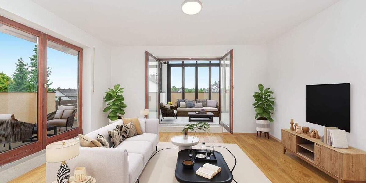 Freiraum nach oben: 4-Zimmer-Wohnung mit Dachterrasse & 3 private Dachräume für Platz zum Entfalten 4 zimmer