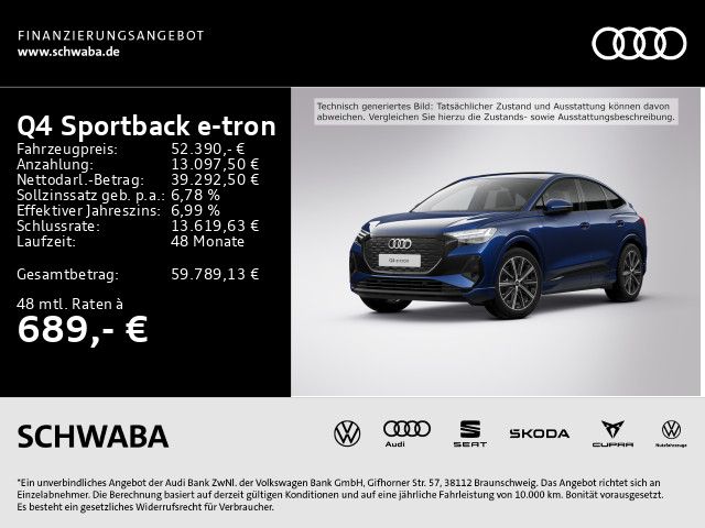 Audi Q4 e-tron 3.600 km 52.390 € Gersthofen 86368