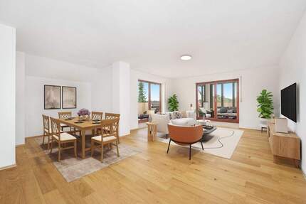 Freiraum nach oben: 4-Zimmer-Wohnung mit Dachterrasse & 3 private Dachräume für Platz zum Entfalten 4 zimmer