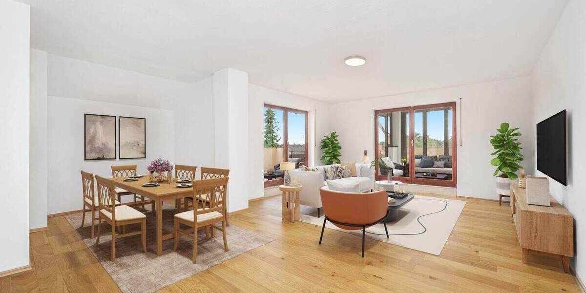 Freiraum nach oben: 4-Zimmer-Wohnung mit Dachterrasse & 3 private Dachräume für Platz zum Entfalten 4 zimmer