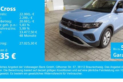 VW T-Cross 14.228 km 22.990 € Gersthofen 86368