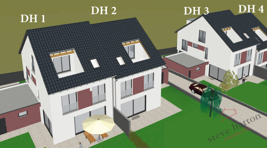 Doppelhaushälfte Aystetten - 6 Zimmer, 180 m&sup2;, 850.000&euro; | Angebot:26683233