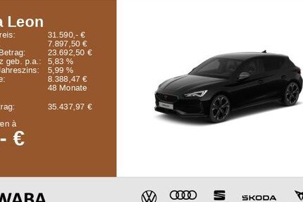 Cupra Leon 27.400 km 30.990 &euro; Gersthofen 86368