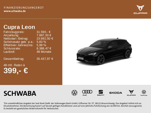 Cupra Leon 27.400 km 30.990 &euro; Gersthofen 86368