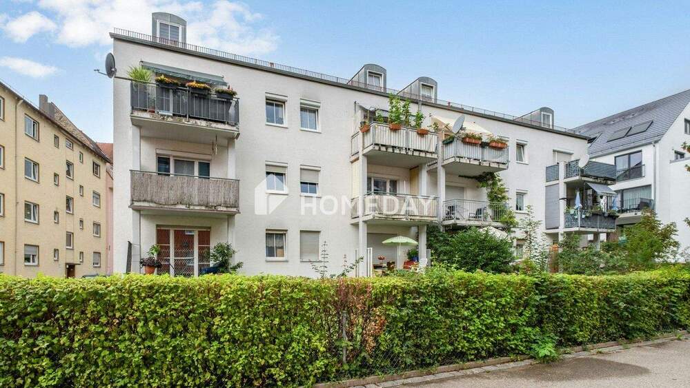 Etagenwohnung Augsburg Oberhausen - 2 Zimmer, 50 m&sup2;, 197.000&euro; | Angebot:24766481